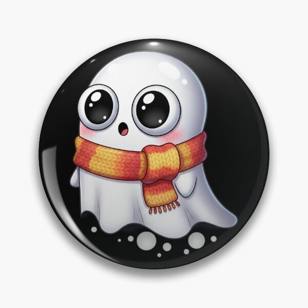 Item preview, Autumn Ghost | Cozy, Whimsical, and Spookily Seasonal Halloween Graphic designed and sold by Tw1nsAIArt.