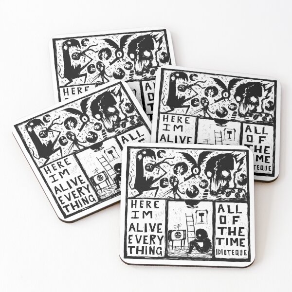 Item preview, In the Bunker - Idioteque Illustrated Lyrics designed and sold by bangart.