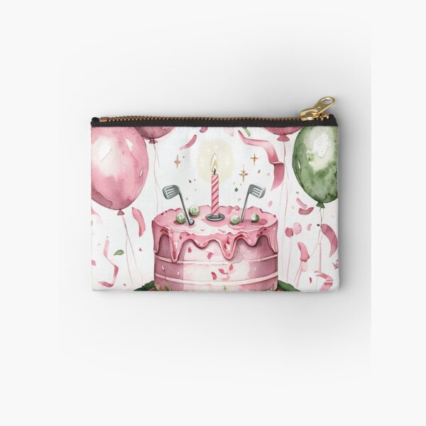 Item preview, Watercolor Girl Golfer 1st Birthday Golf Theme designed and sold by Artbymonika.