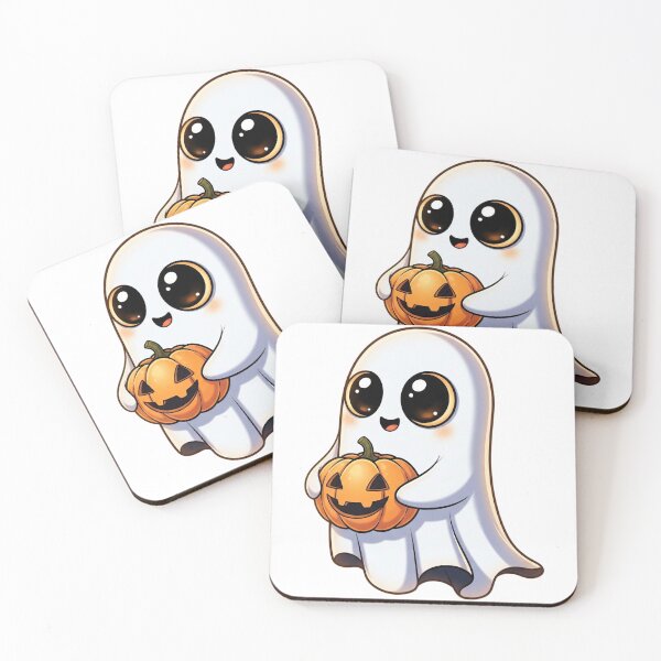 Item preview, Autumn Ghost | Cozy, Whimsical, and Spookily Seasonal Halloween Graphic designed and sold by Tw1nsAIArt.