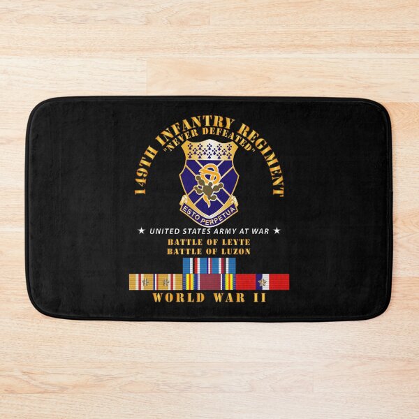 Item preview, Army -  149th Infantry Regiment - Battle of Leyet-Luzon - COA - WWII PAC SVC X 300 designed and sold by Military Insignia Products.