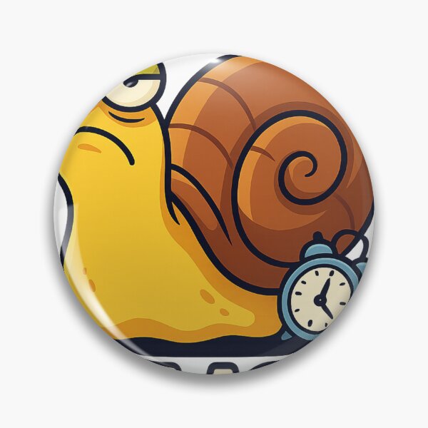 Item preview, Funny Snail Meme – “Late Again” Cartoon Design designed and sold by DMSdesigns1.