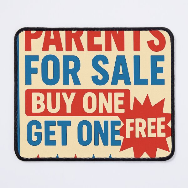 Item preview, Funny Parents For Sale T-Shirt – Buy One Get One Free Joke Design designed and sold by Movono.