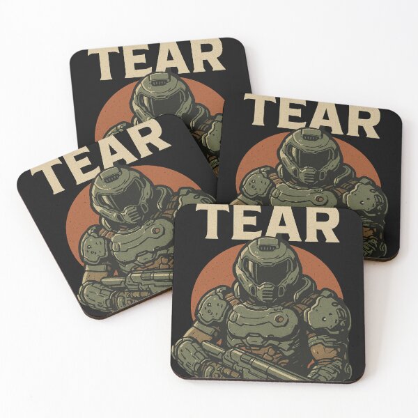 Item preview, Rip and Tear – Retro Slayer Tribute designed and sold by Otakism.