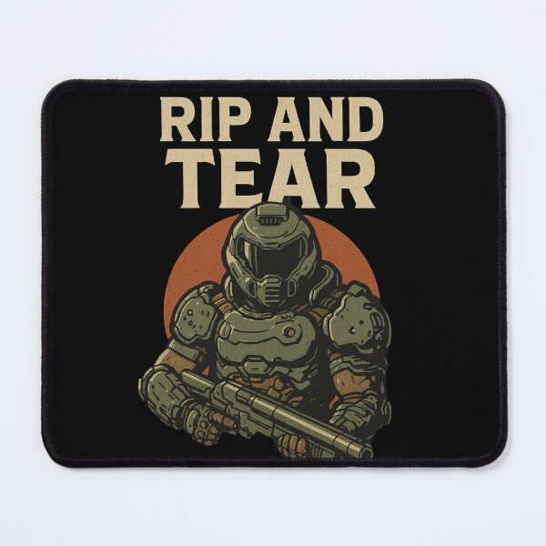 Item preview, Rip and Tear – Retro Slayer Tribute designed and sold by Otakism.