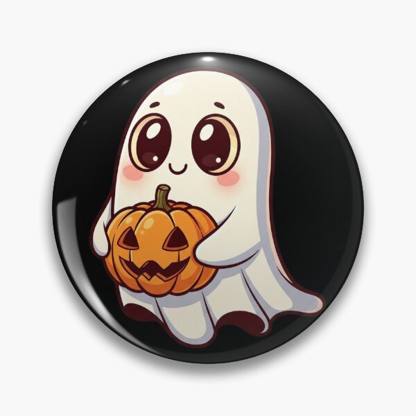 Item preview, Autumn Ghost | Cozy, Whimsical, and Spookily Seasonal Halloween Graphic designed and sold by Tw1nsAIArt.
