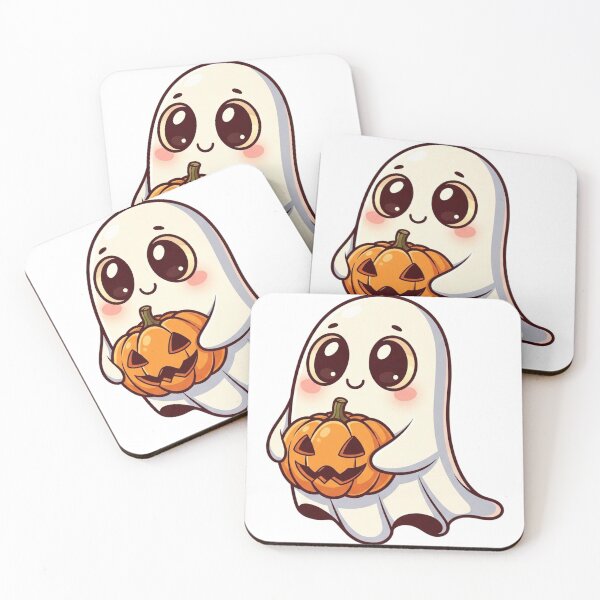 Item preview, Autumn Ghost | Cozy, Whimsical, and Spookily Seasonal Halloween Graphic designed and sold by Tw1nsAIArt.