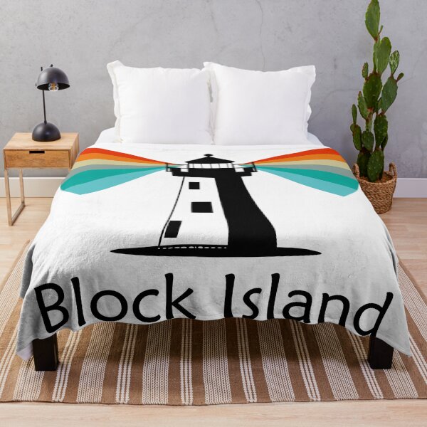 Item preview, Block Island Lighthouse Rainbow designed and sold by Esskay Designs.
