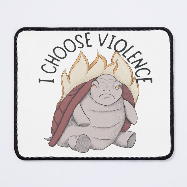 Item preview, Very angry turtle on fire | I Choose Violence designed and sold by Basiinaa.
