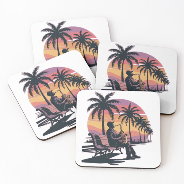 Item preview, Sax player at the beach. designed and sold by PrestonSquires.