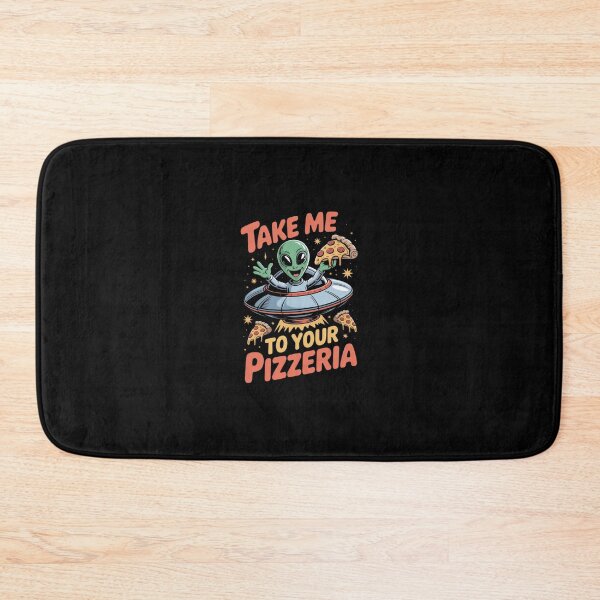 Item preview, Alien Pizza UFO – Take Me to Your Pizzeria designed and sold by Enea Kelo.