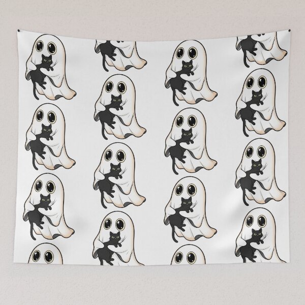 Item preview, Autumn Ghost | Cozy, Whimsical, and Spookily Seasonal Halloween Graphic designed and sold by Tw1nsAIArt.