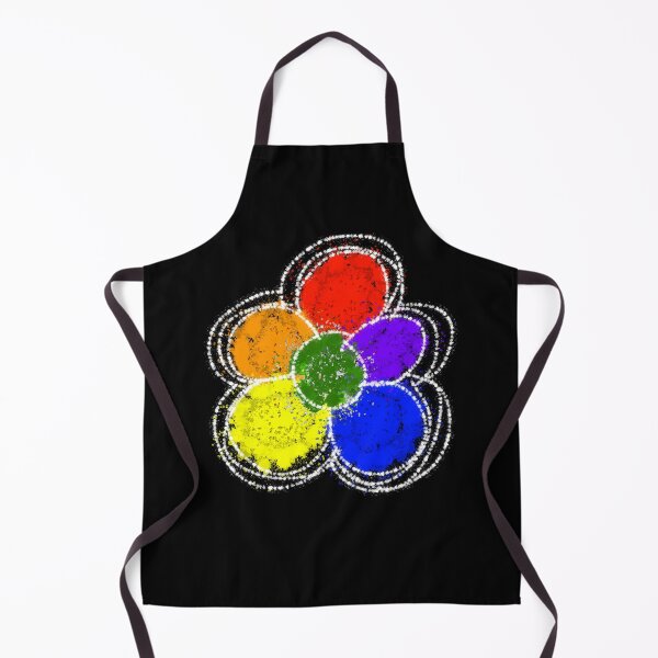 Item preview, Abstract rainbow colored flower designed and sold by Stefrait-7.
