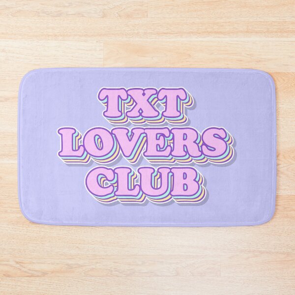 Item preview, TXT Lovers Club Retro Aesthetic Typography Design designed and sold by smeraldosecrets.