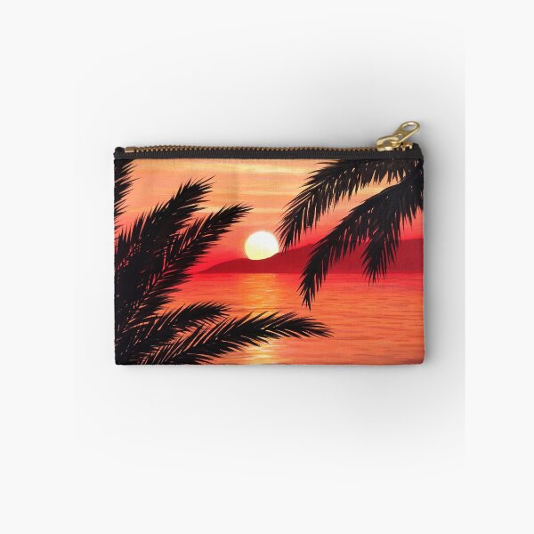 Item preview, Tropical Sunset with Palm Trees - Relaxing and Exotic Illustration designed and sold by Ambiance Sauvage.
