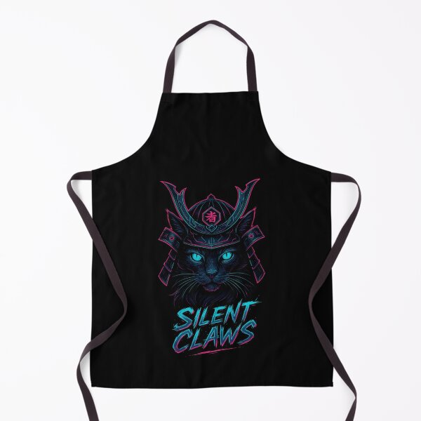 Item preview, Silent Claws Cyberpunk Samurai Cat designed and sold by Enea Kelo.