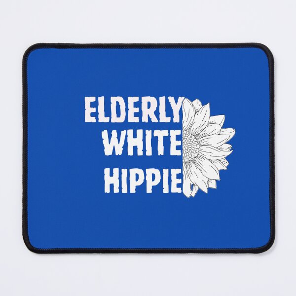Item preview, Elderly White Hippie designed and sold by Feather Art.