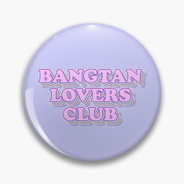 Item preview, Bangtan Lovers Club Retro Aesthetic Typography Design designed and sold by smeraldosecrets.