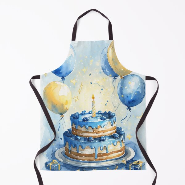 Item preview, Watercolor Blue Boy’s 1st Birthday designed and sold by Monika Howarth.