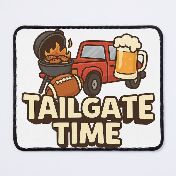 Item preview, Funny Tailgate Meme – “Tailgate Time” Football and Beer Design designed and sold by DMSdesigns1.