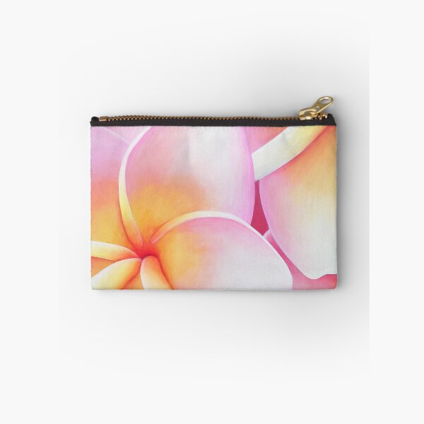 Item preview, Pink and White Plumeria Frangipani Flowers - Tropical and Elegant Illustration designed and sold by Ambiance Sauvage.