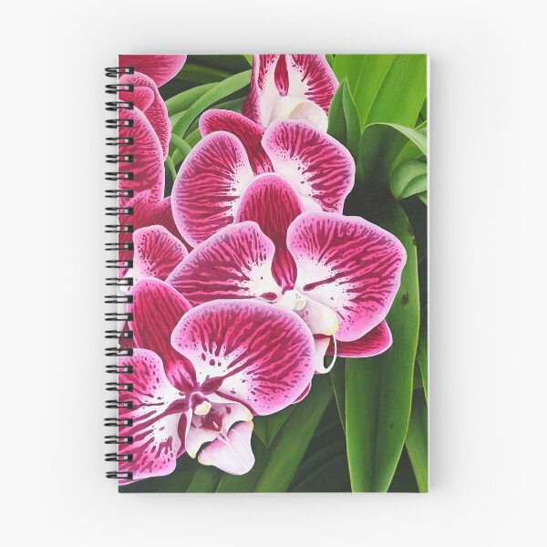 Item preview, Pink and White Orchids with Green Foliage - Elegant and Floral Illustration designed and sold by Ambiance Sauvage.