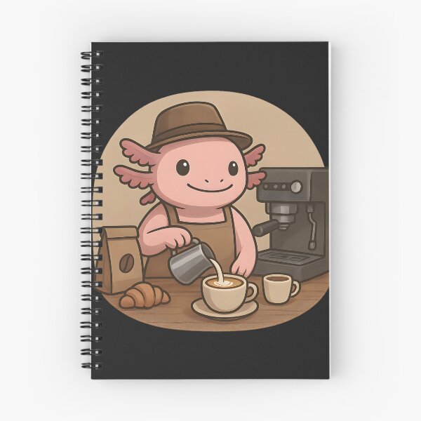 Item preview, Ajolote Barista. designed and sold by Raubee.