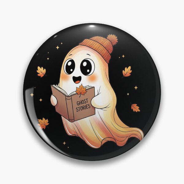 Item preview, Autumn Ghost | Cozy, Whimsical, and Spookily Seasonal Halloween Graphic designed and sold by Tw1nsAIArt.