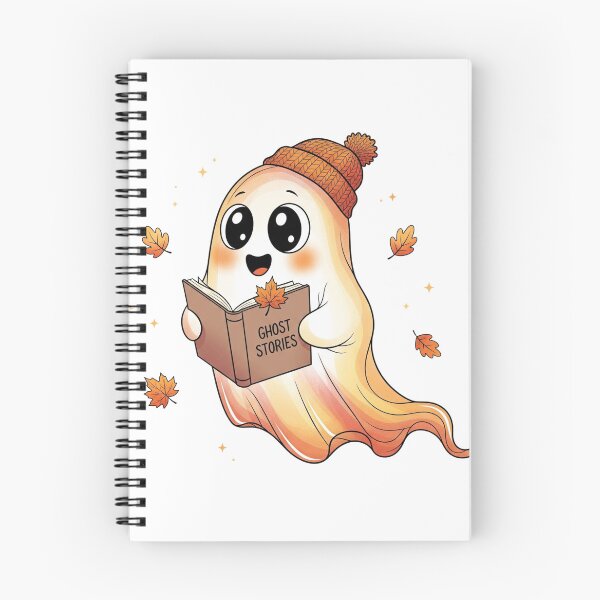 Item preview, Autumn Ghost | Cozy, Whimsical, and Spookily Seasonal Halloween Graphic designed and sold by Tw1nsAIArt.