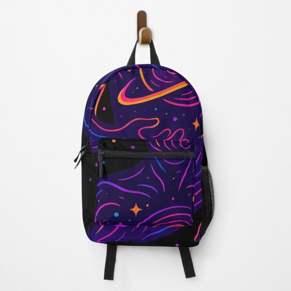 Item preview, Cosmic Neon Being – Synthwave Energy Flow designed and sold by Qopta.