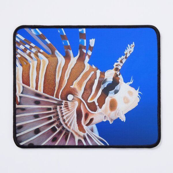 Item preview, Lionfish in the Ocean - Exotic and Beautiful Illustration designed and sold by Ambiance Sauvage.