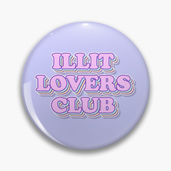 Item preview, ILLIT Lovers Club Retro Aesthetic Typography Design designed and sold by smeraldosecrets.