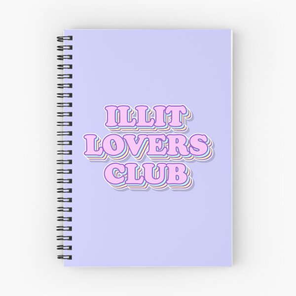 Item preview, ILLIT Lovers Club Retro Aesthetic Typography Design designed and sold by smeraldosecrets.