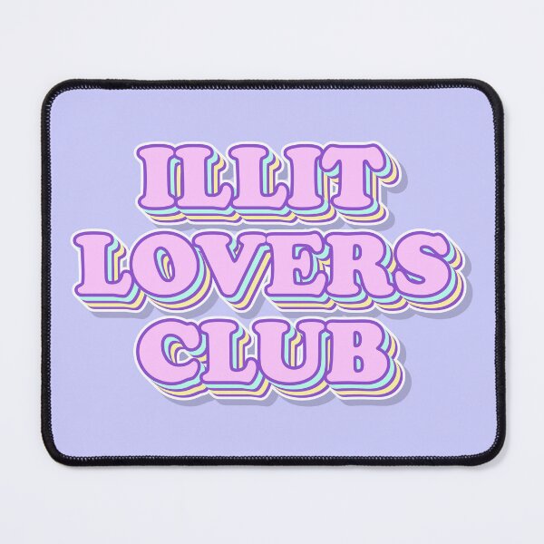 Artikelvorschau, ILLIT Lovers Club Retro-ästhetisches Typografie-Design entworfen und verkauft von smeraldosecrets.
