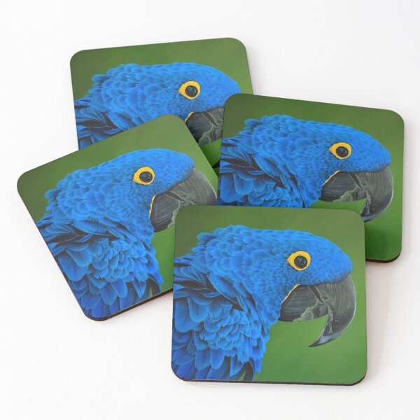 Item preview, Blue Hyacinth Macaw Parrot - Vibrant and Exotic Illustration designed and sold by Ambiance Sauvage.
