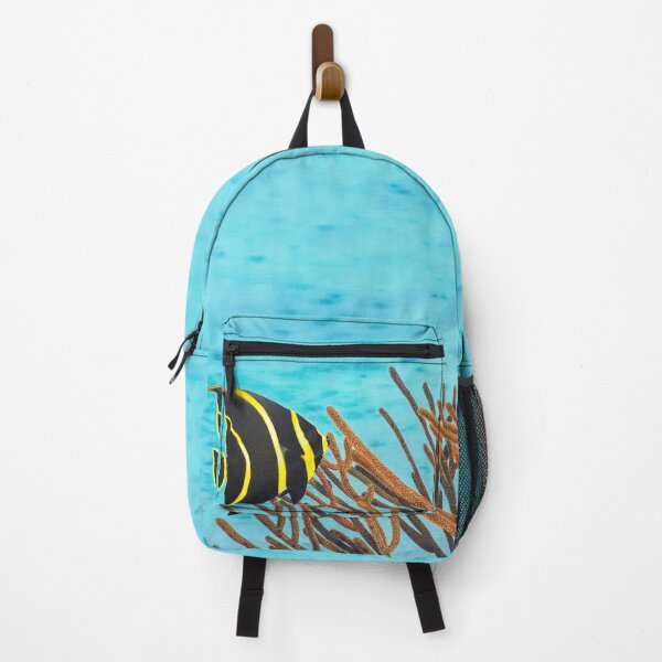 Item preview, Angel Fish in the Corals - Exotic and Underwater Illustration designed and sold by Ambiance Sauvage.