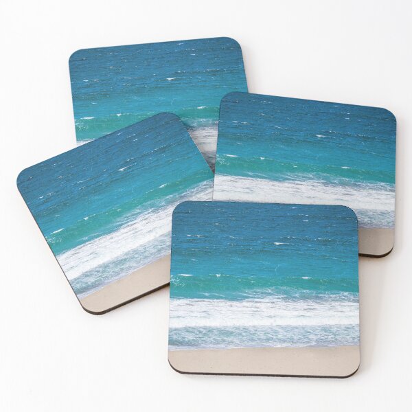 Item preview, Blue Ocean Waves and Sandy Beach designed and sold by Wild Afterglow.