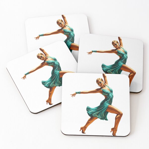 Item preview, Latin Dance Queen – Elegant Ballroom Dancer in Motion designed and sold by TypoVibeStudio.