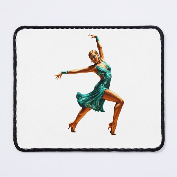 Item preview, Latin Dance Queen – Elegant Ballroom Dancer in Motion designed and sold by TypoVibeStudio.