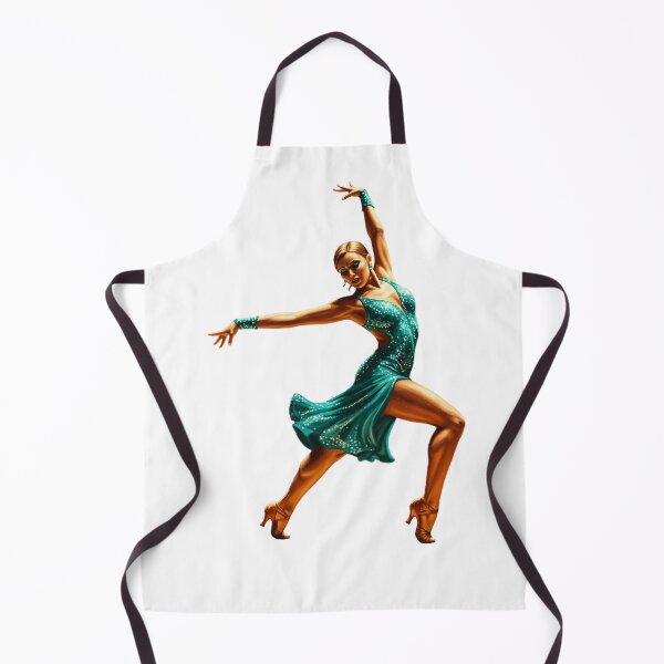 Item preview, Latin Dance Queen – Elegant Ballroom Dancer in Motion designed and sold by TypoVibeStudio.