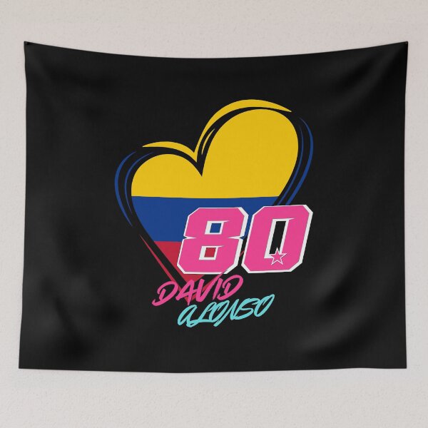 Artikelvorschau, David Alonso #80 MotoGP | Herzdesign des kolumbianischen Erbes entworfen und verkauft von Fan Art Station .
