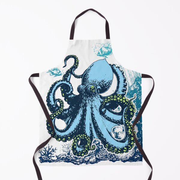 Item preview, Vintage Octopus Coral Reef - Ocean Marine Wildlife designed and sold by trajeado14.