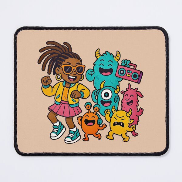 Item preview, Cool Girl Monster Dance Crew designed and sold by Myra365Art.