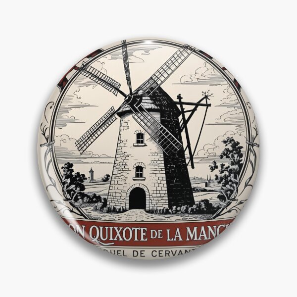 Item preview, Windmills in Miguel de Cervantes's 'Don Quixote' designed and sold by Filologica.