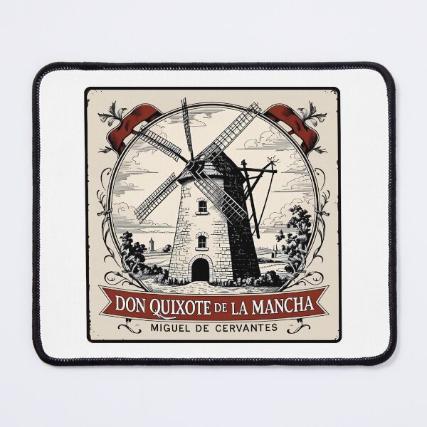 Item preview, Windmills in Miguel de Cervantes's 'Don Quixote' designed and sold by Filologica.