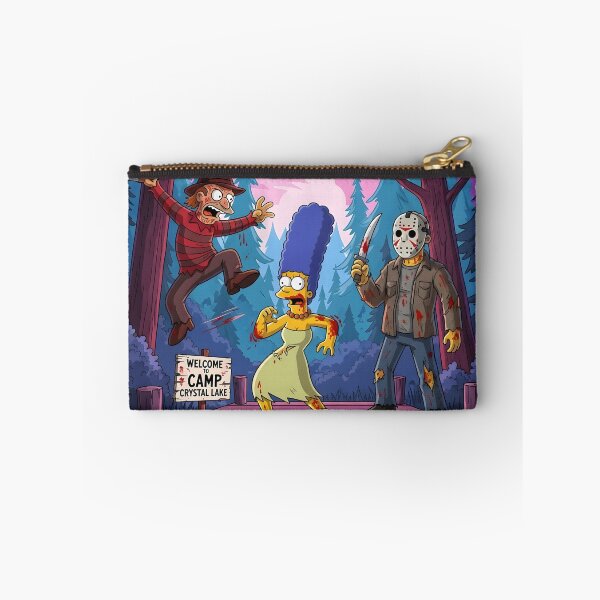Item preview, Camp Crystal Lake - The Simpsons & Horror Parody Art designed and sold by AV.