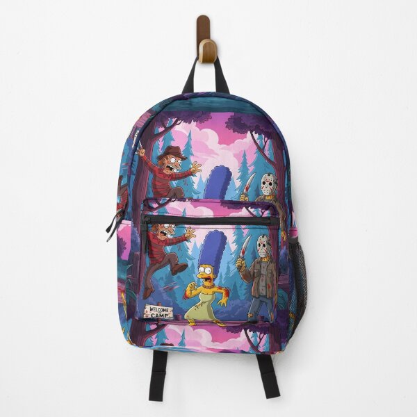 Item preview, Camp Crystal Lake - The Simpsons & Horror Parody Art designed and sold by AV.