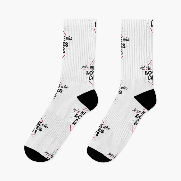 Item preview, Just a Nurse who Loves Cats designed and sold by wingstar.