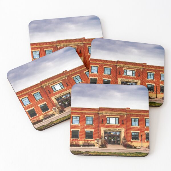 Item preview, Historic Teton County Courthouse – Driggs, Idaho Landmark on the National Register of Historic Places designed and sold by Bryan Spellman.