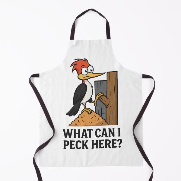 Item preview, Funny Woodpecker Meme – What Can I Peck Here? designed and sold by OxiSkor.